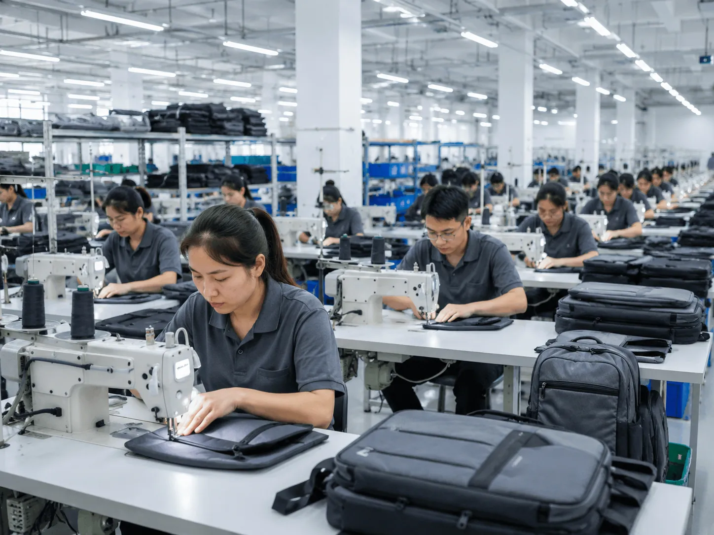 Tamador bag manufacturing factory overview
